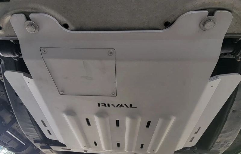 Rival 2015-2026 Ford F150 EcoBoost Only Aluminum Transmission Catalytic Converter Skid Plate