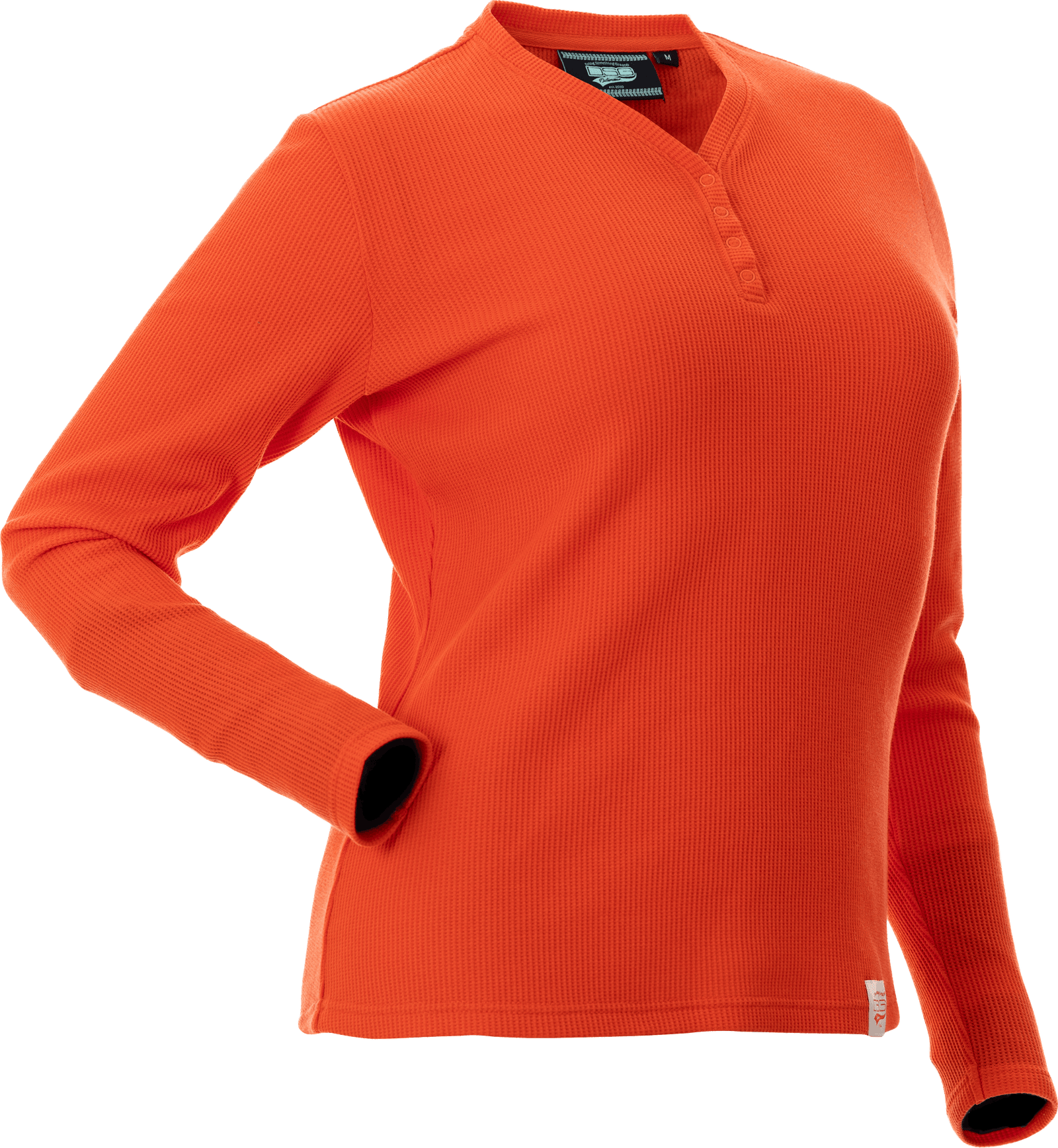 Cozy Waffle Shirt Poppy 3x