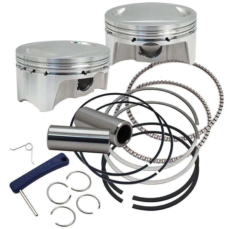S&amp;S Cycle 2007+ BT 3.937in x 4-3/8in Piston Set