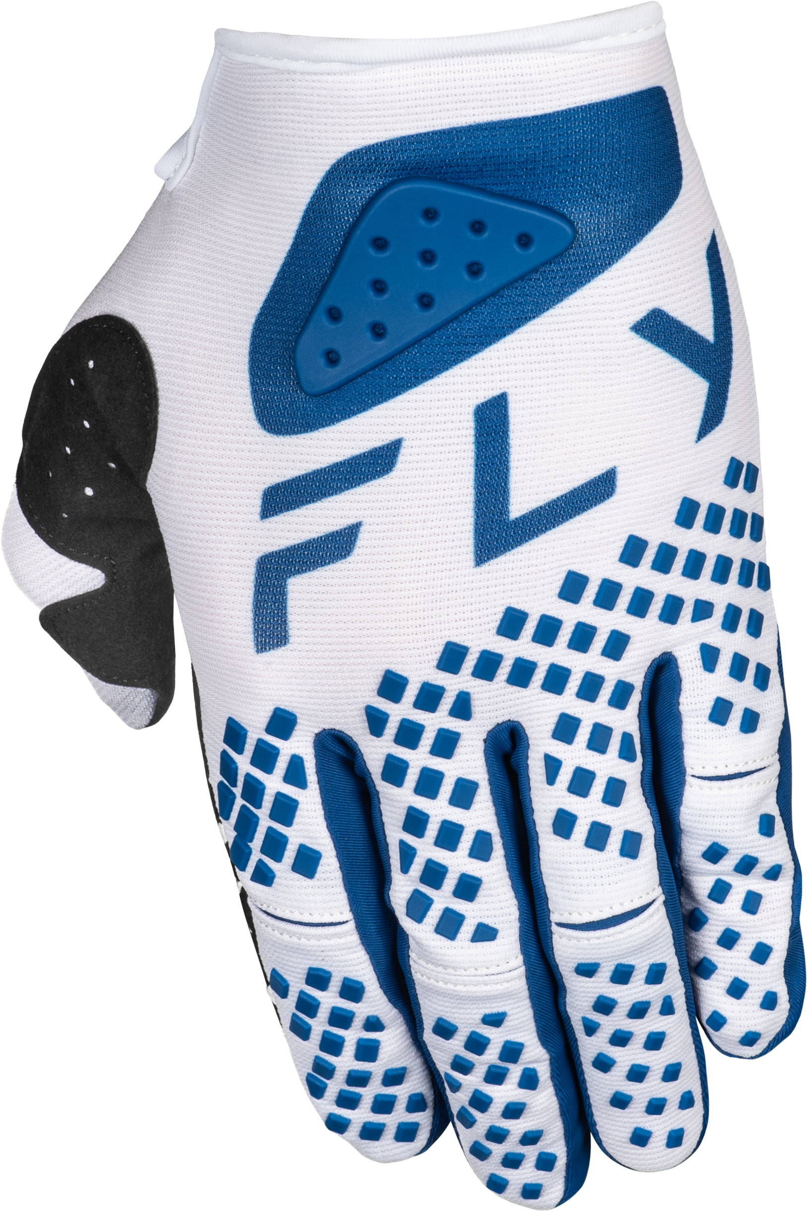 Kinetic Center Gloves White/Navy Lg