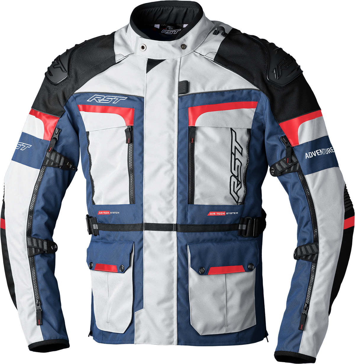 Pro Series Adventure X Ce Jacket Sil/Blu/Red Textile Md