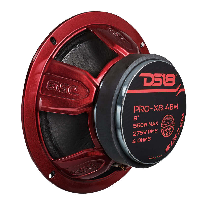 DS18 8in 275 Watts RMS 4 ohm Mid-Range Loudspeaker Bullet Loudspeaker