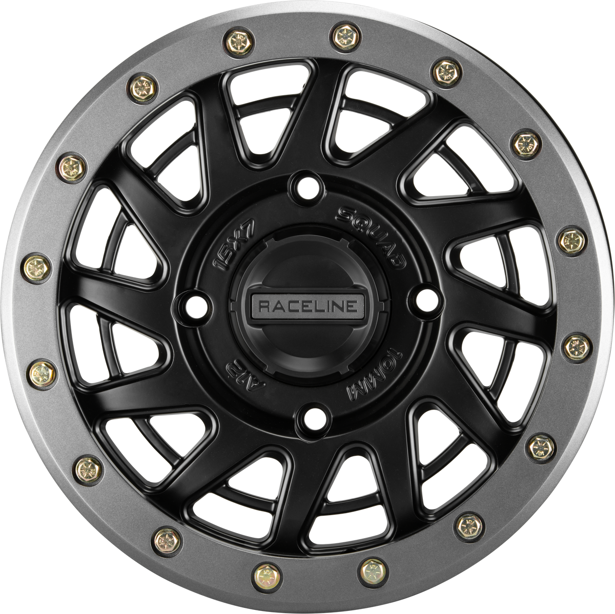 Squad Bdlk Wheel 15x7 4/137 5+2(+10mm) Blk/Gunmetal