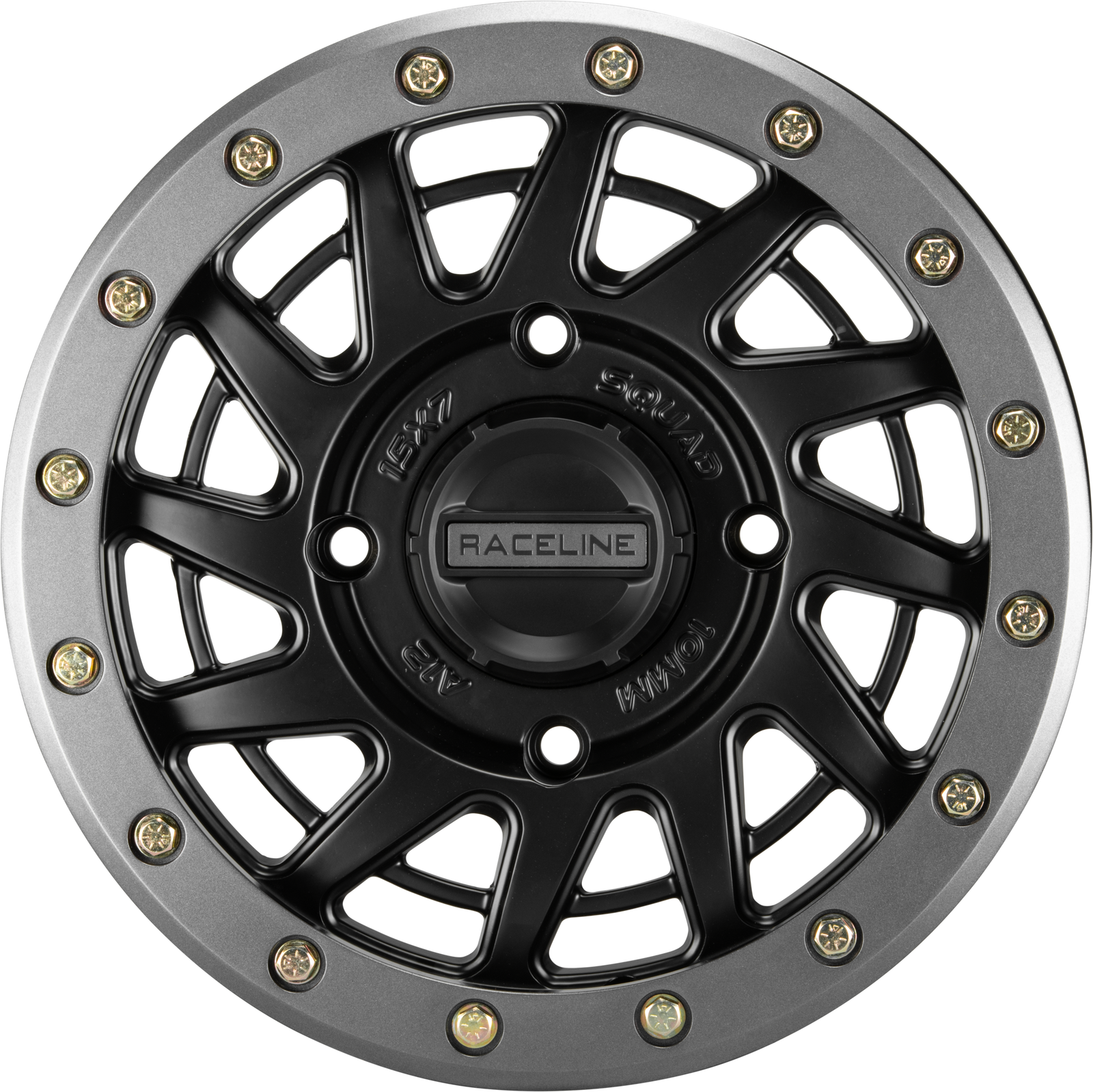 Squad Bdlk Wheel 15x7 4/137 5+2(+10mm) Blk/Gunmetal