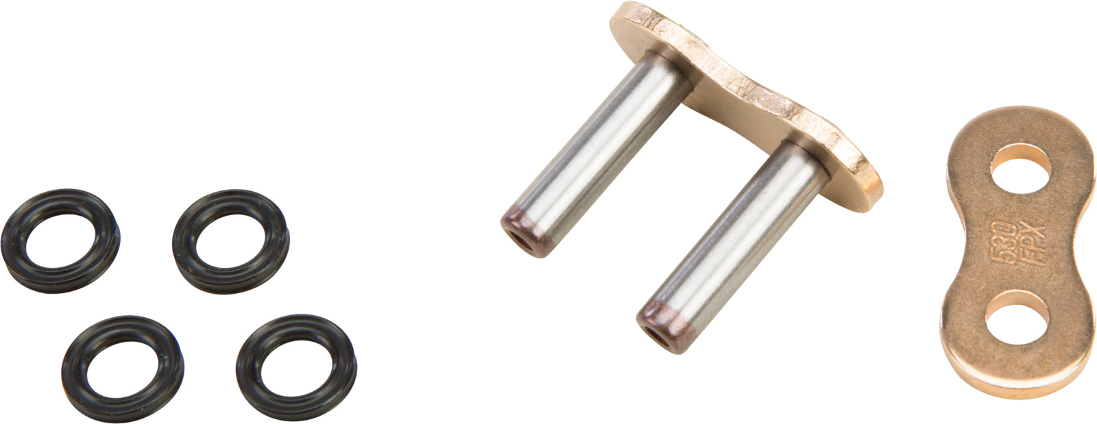 X Ring Rivet Master Link 530 Gold