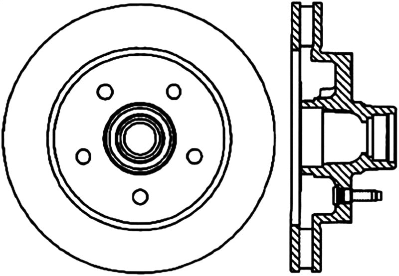 StopTech Slotted &amp; Drilled Sport Brake Rotor
