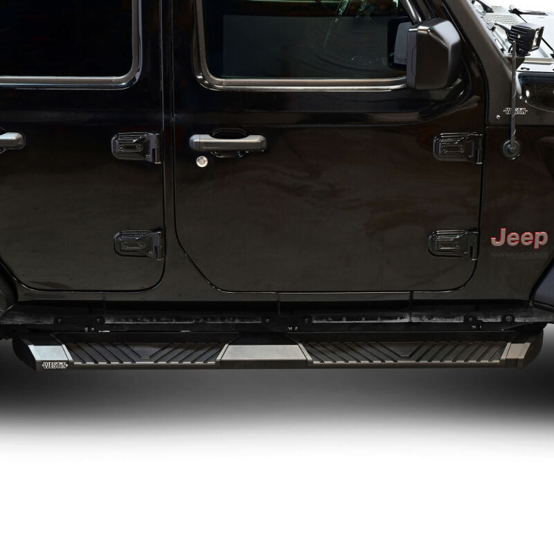 Westin 18-25 Jeep Wrangler JL Unlimited 4dr AT6 Running Boards - Black