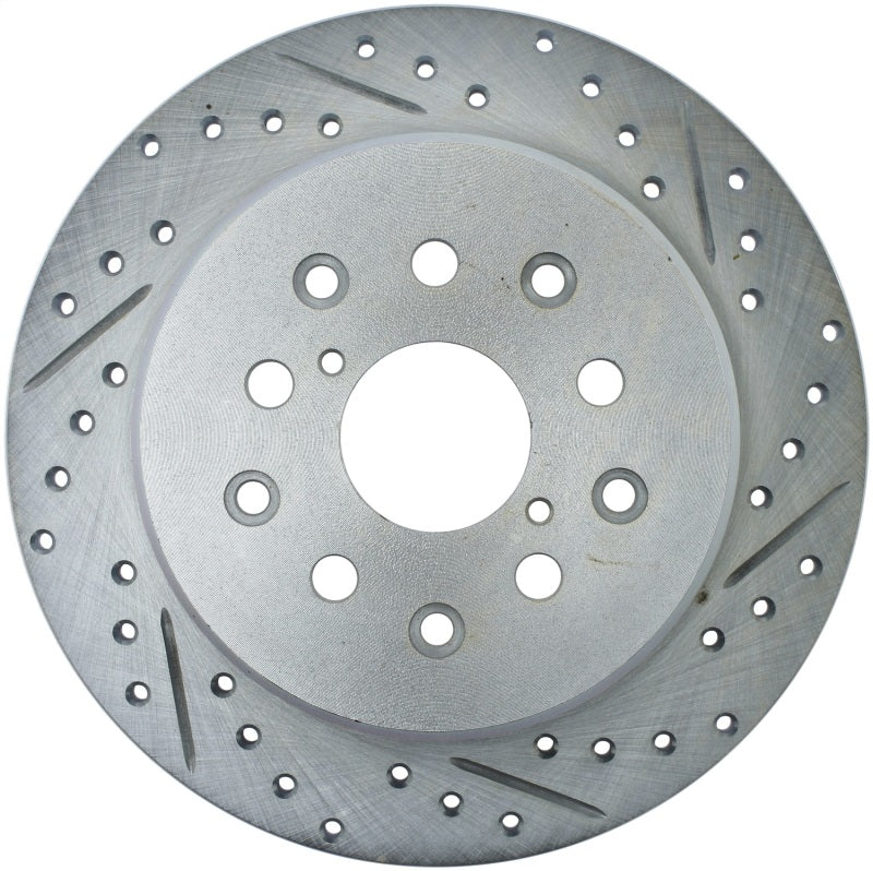 StopTech 01-05 Lexus IS300 / 02-10 Lexus SC430 Sport Slotted &amp; Drilled Rear Left Brake Rotor