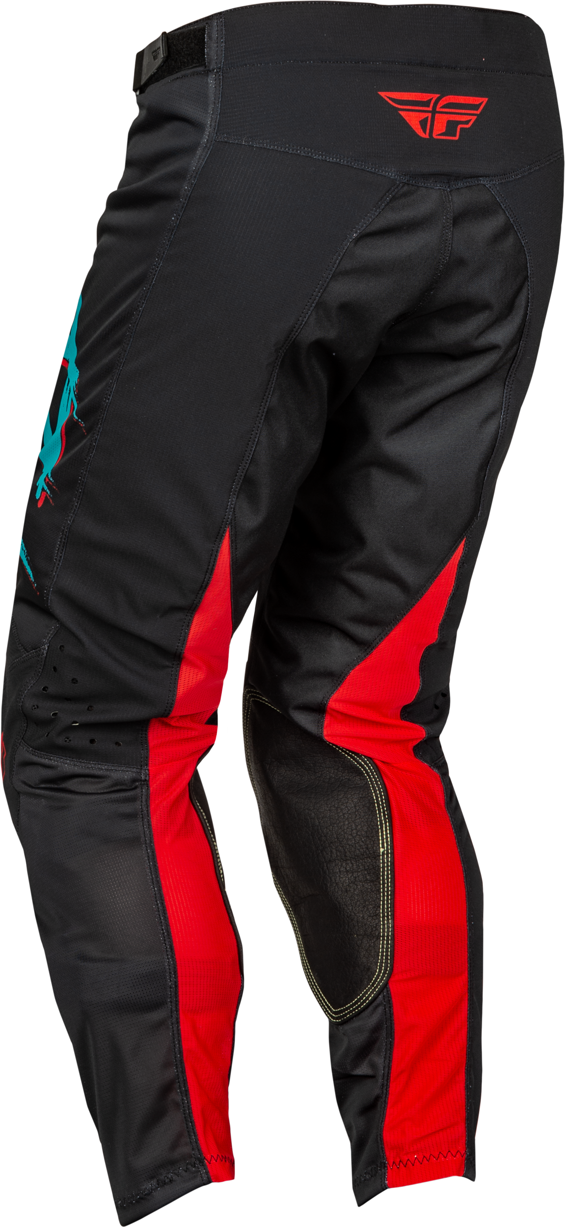 Kinetic Mesh Rave Pants Red/Black/Mint Sz 30