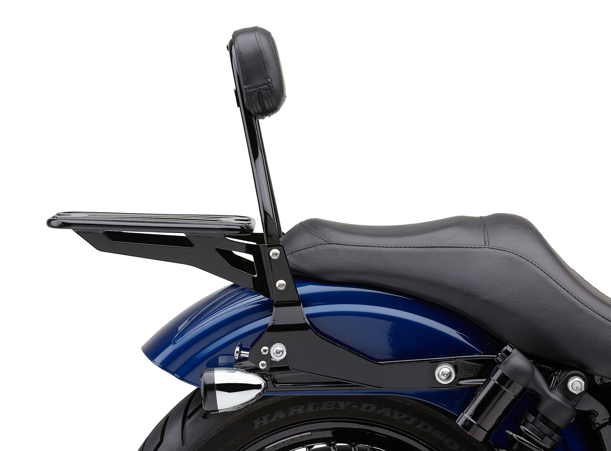 Detachable Backrest Round Black Dyna 06 17