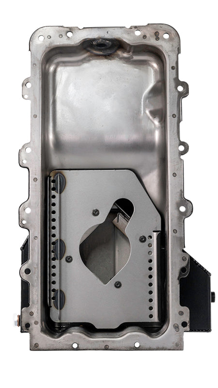 Moroso Ford 4.6/5.4L (w/Rear Sump) Road Race Baffled Wet Sump 8qt 6.5in Steel Oil Pan