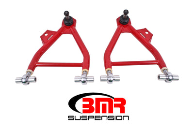 BMR 94-04 Mustang Lower A-Arms (Coilover Only) w/ Adj. Rod End and Tall Ball Joint - Red