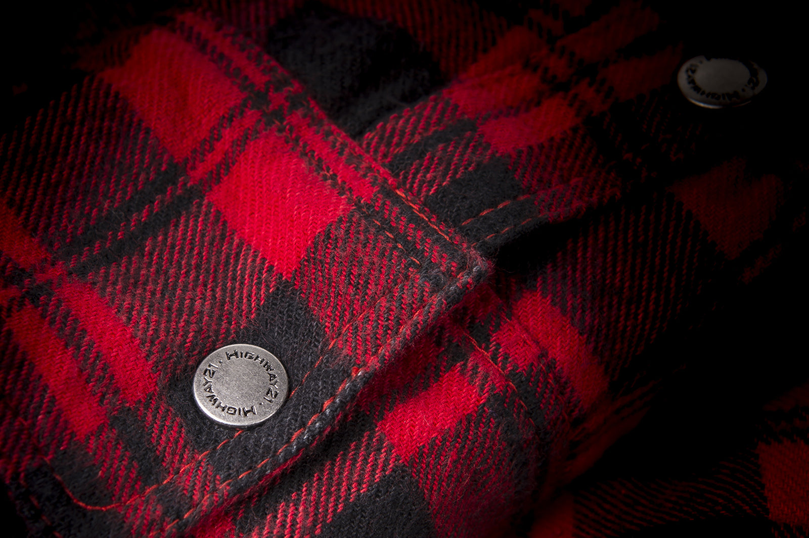 Marksman Flannel Black/Red Lg
