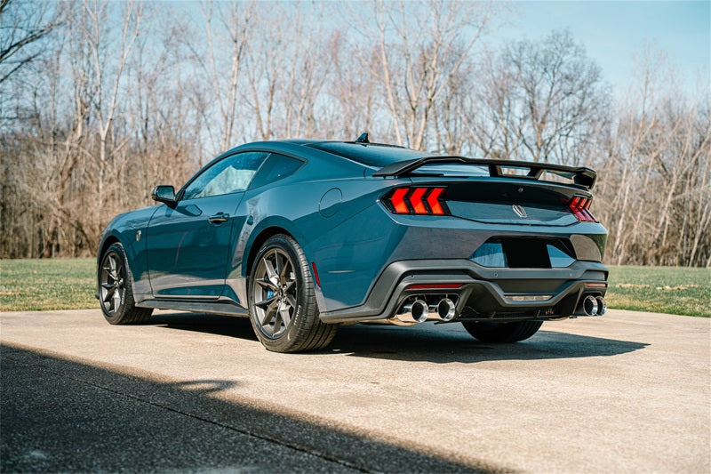 Corsa 24+ Ford Mustang Dark Horse 5.0L 3in Dual Rear Axle-Back w/Twin 4.5in Polish Straight Tips