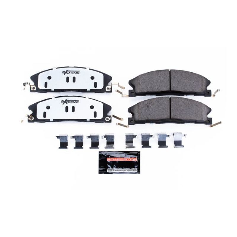 Power Stop 13-19 Ford Explorer Front Z36 Truck &amp; Tow Brake Pads w/Hardware
