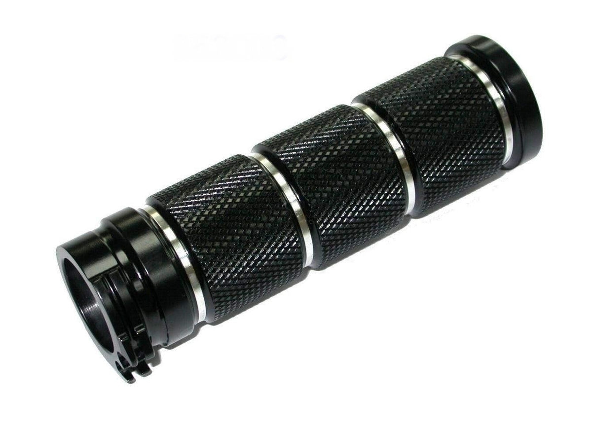 Grip Set Retro Black Dual Cable