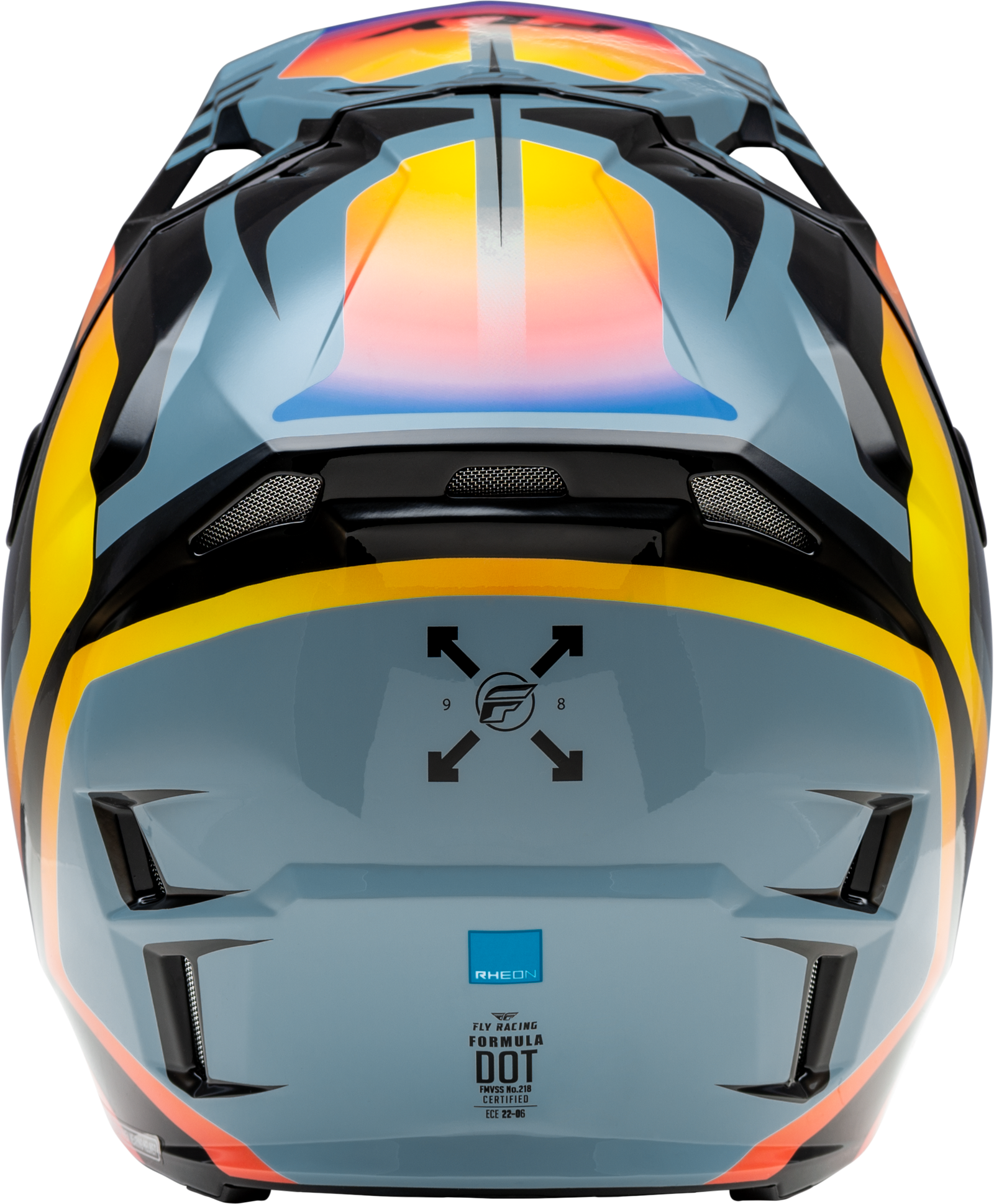 Formula Cp Krypton Helmet Grey/Black/Electric Fade Md