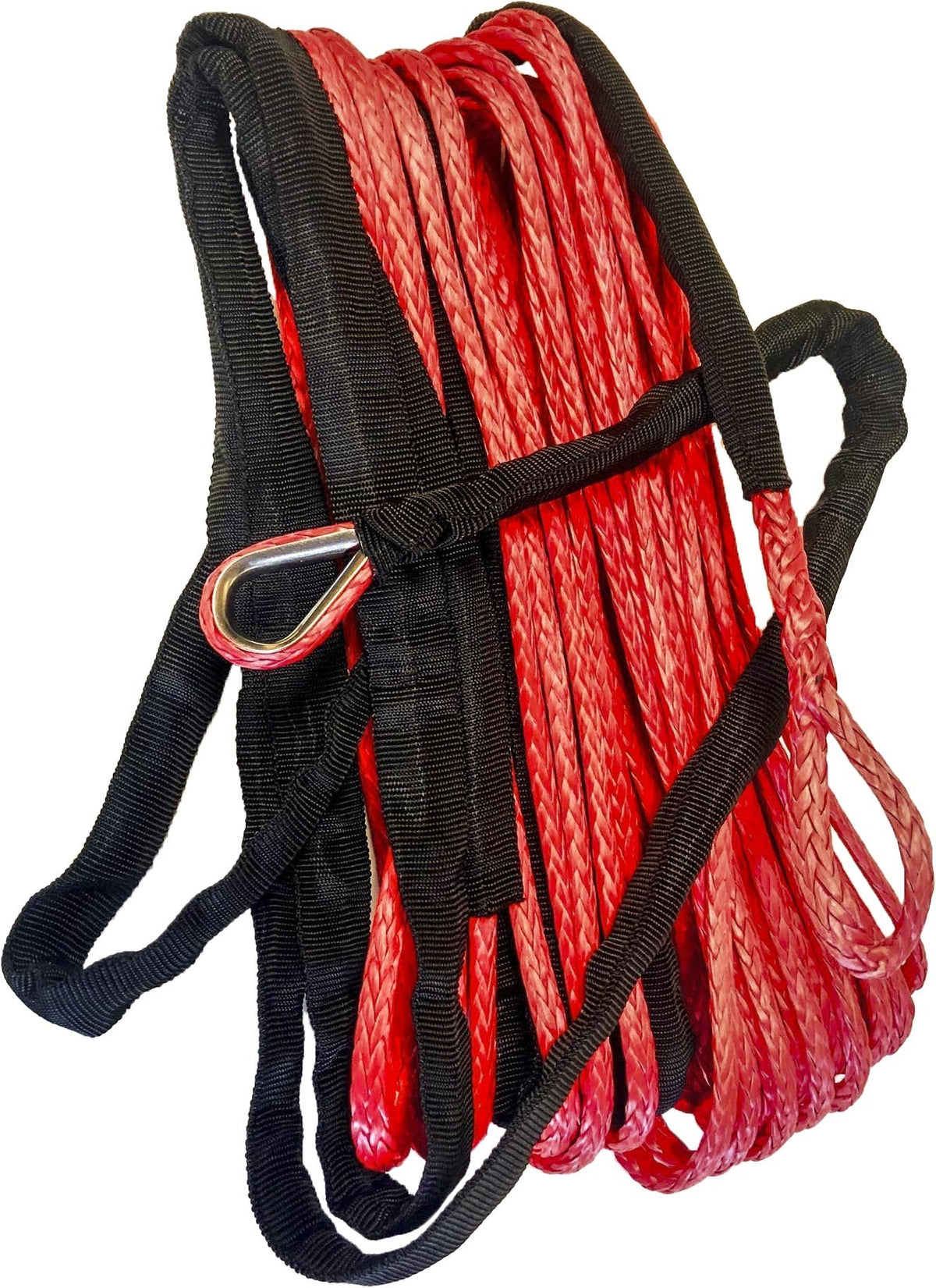 Synthetic Winch Rope 3/16&quot; Diameter X 50 Ft. Red