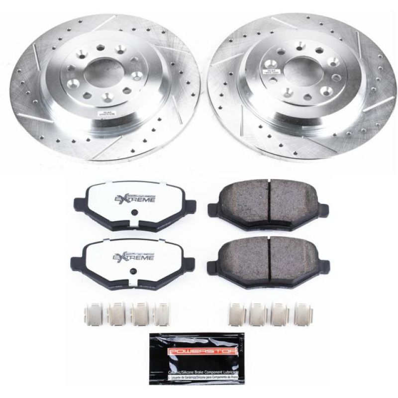 Power Stop 11-15 Ford Edge Rear Z36 Truck &amp; Tow Brake Kit
