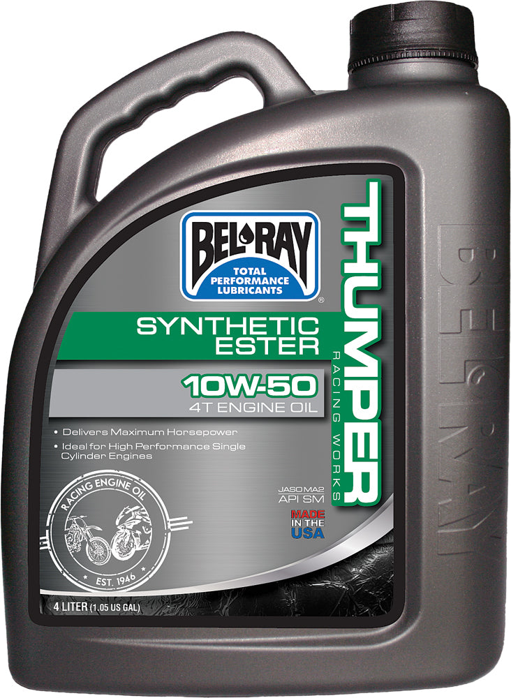 Thumper Syn Ester Engine Oil 4t 10w50 4l