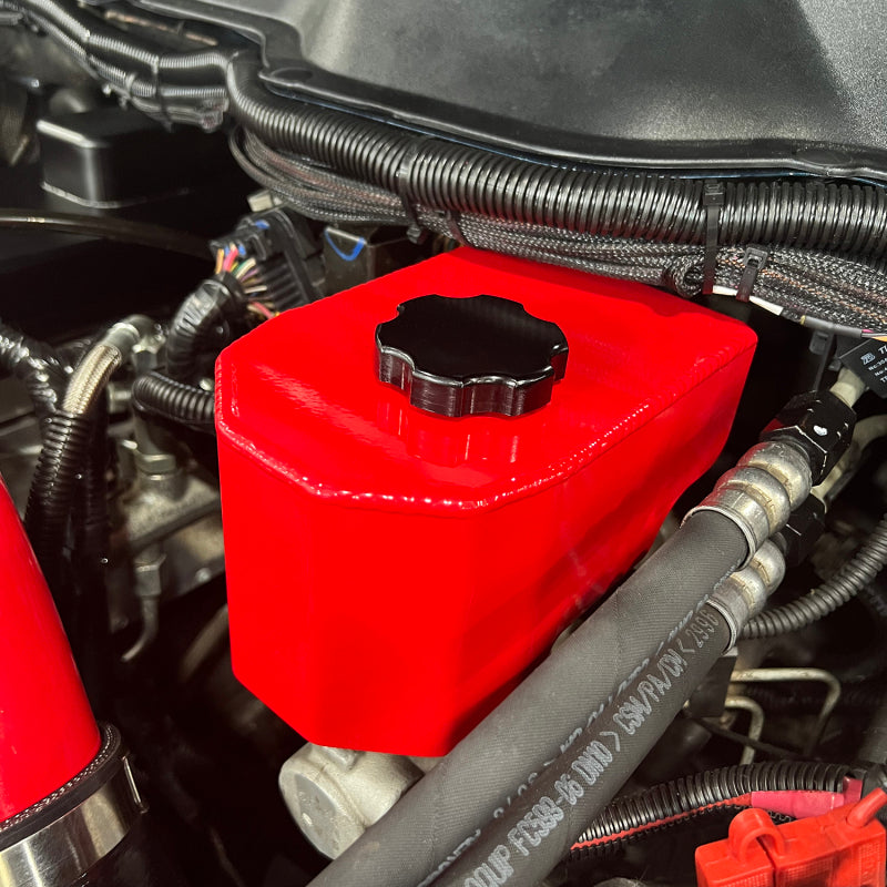 Wehrli 06-23 Cummins 5.9L & 6.7L Brake Reservoir Cover - WCFab Red