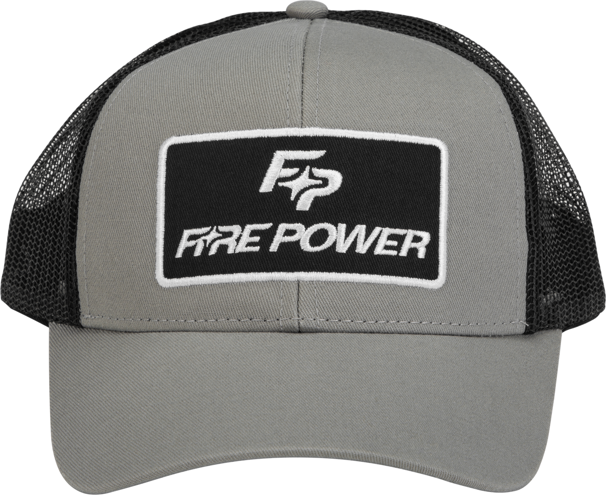 Curved Bill Hat Grey/Black