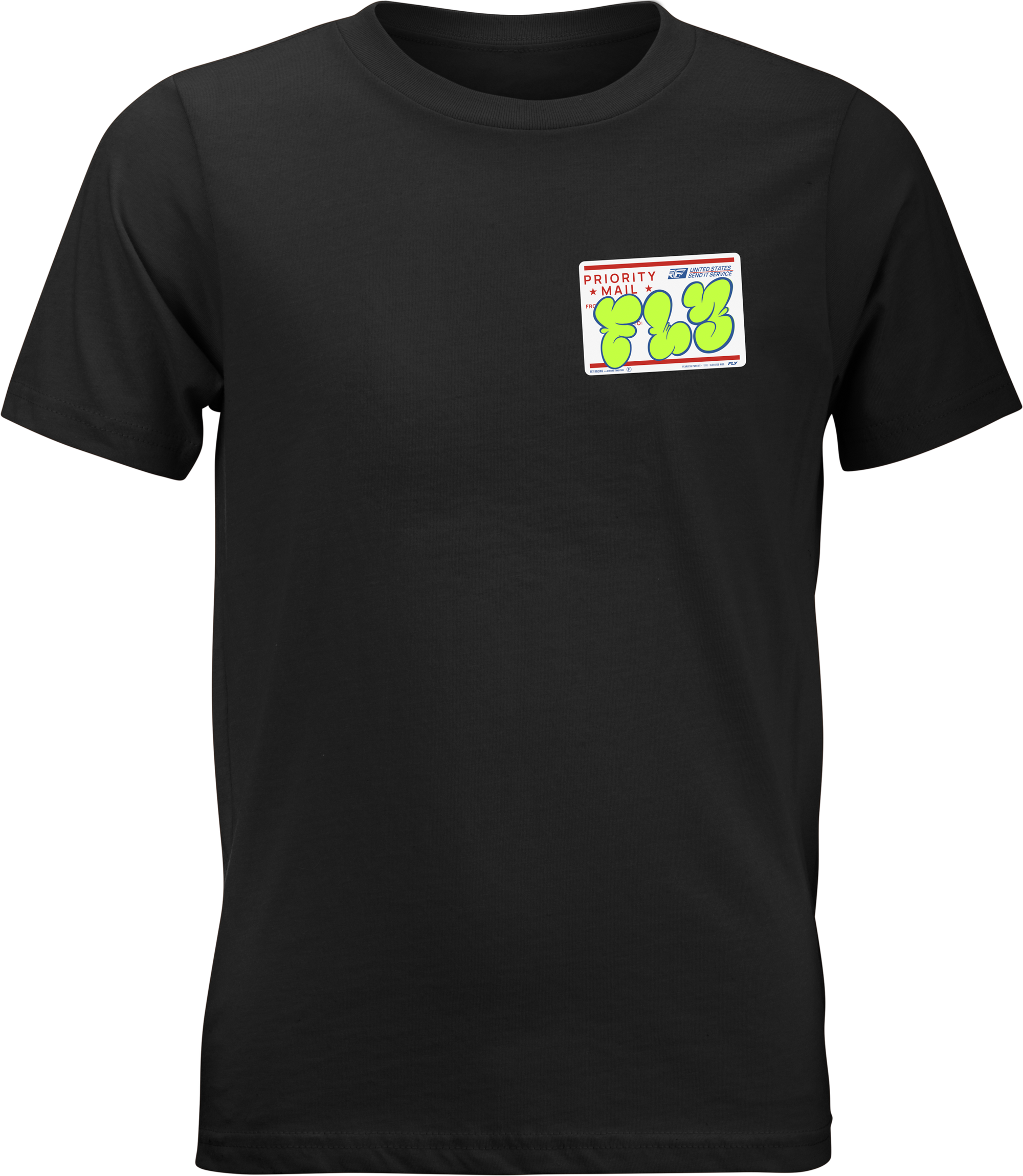 Youth Fly Graffiti Tee Black Yl