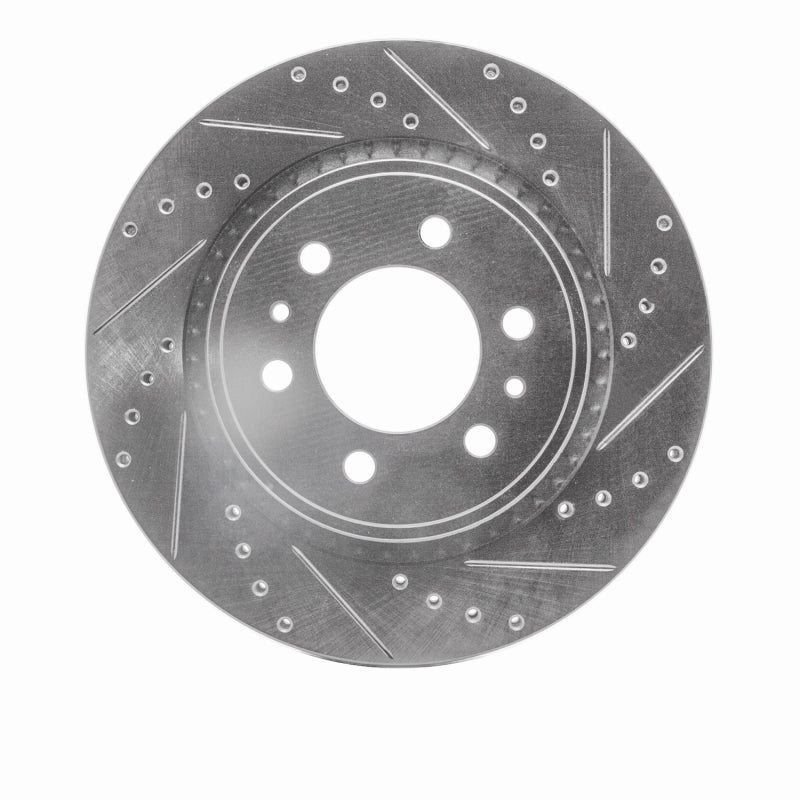 DFC 07-21 Ford F-150 RWD Front Right Drilled &amp; Slotted Silver Brake Rotor