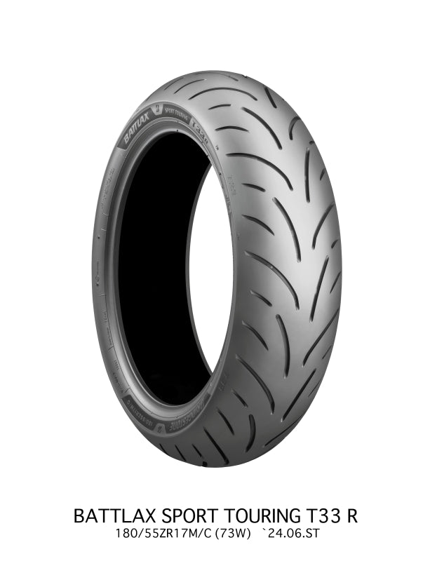 Bridgestone  Battlax Sport Touring T33R Tire - 190/55ZR17 M/C 75W TL Rear
