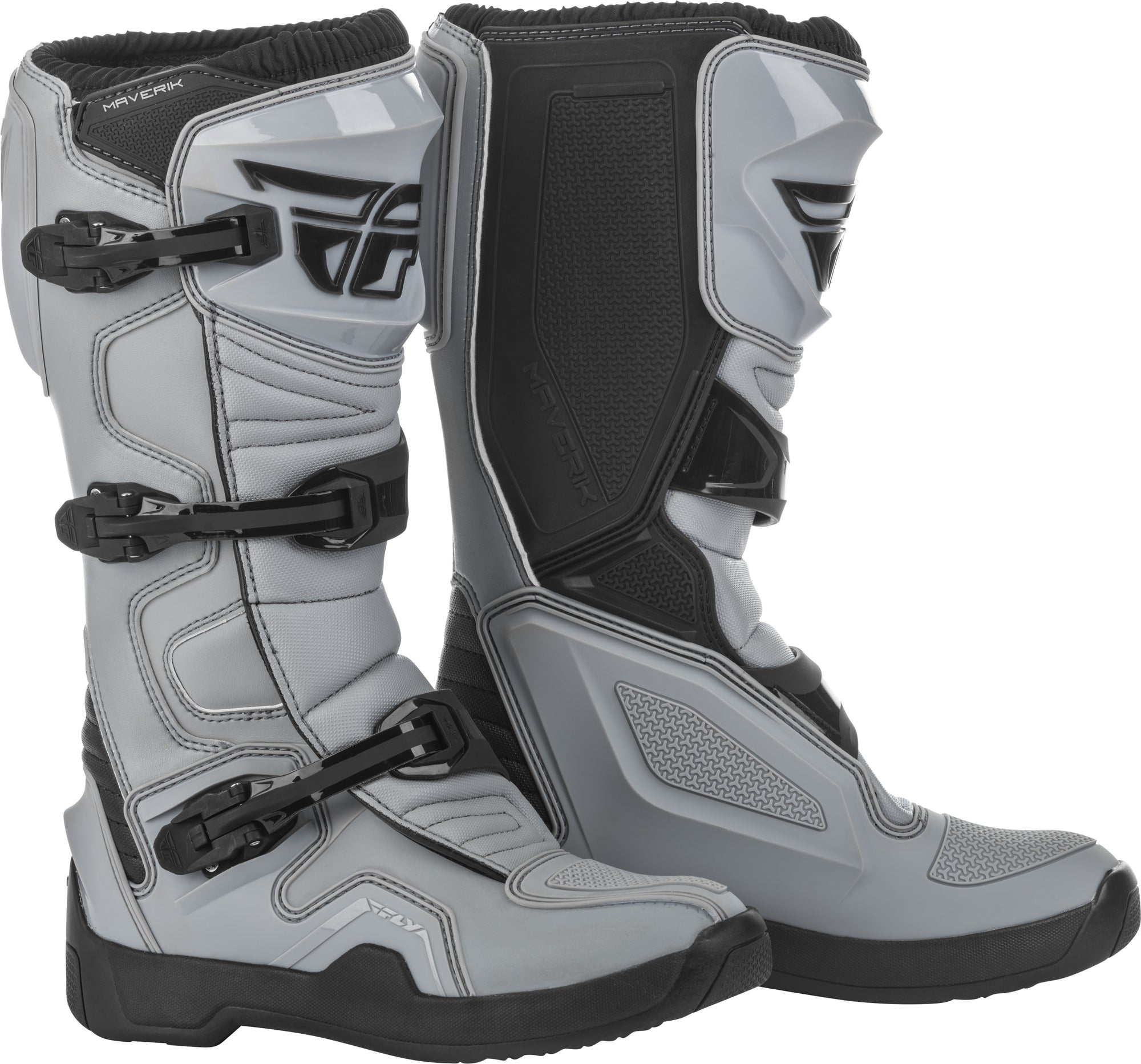 Maverik Boots Grey/Black Sz 08