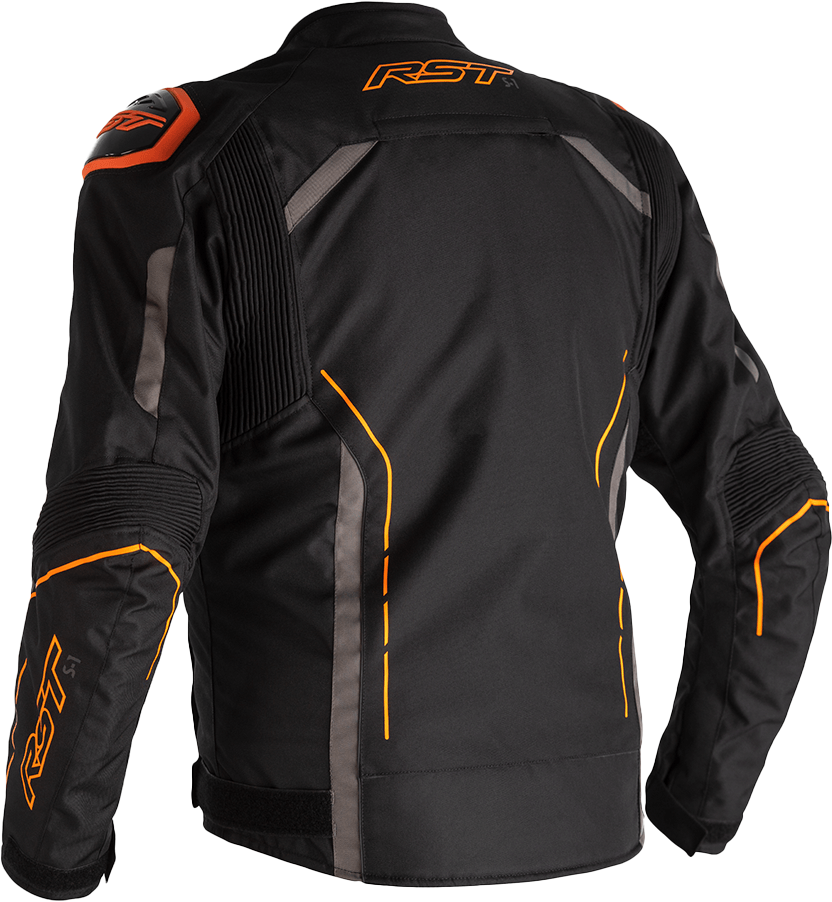 S1 Ce Jacket Blk/Gry/Neon Org Textile Lg