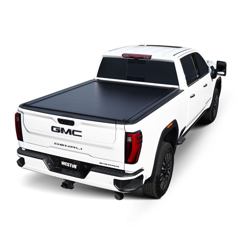 Westin 20-26 GM Silverado/Sierra 2500/3500 6.5ft Bed Electric Retractable Tonneau Cover - Black
