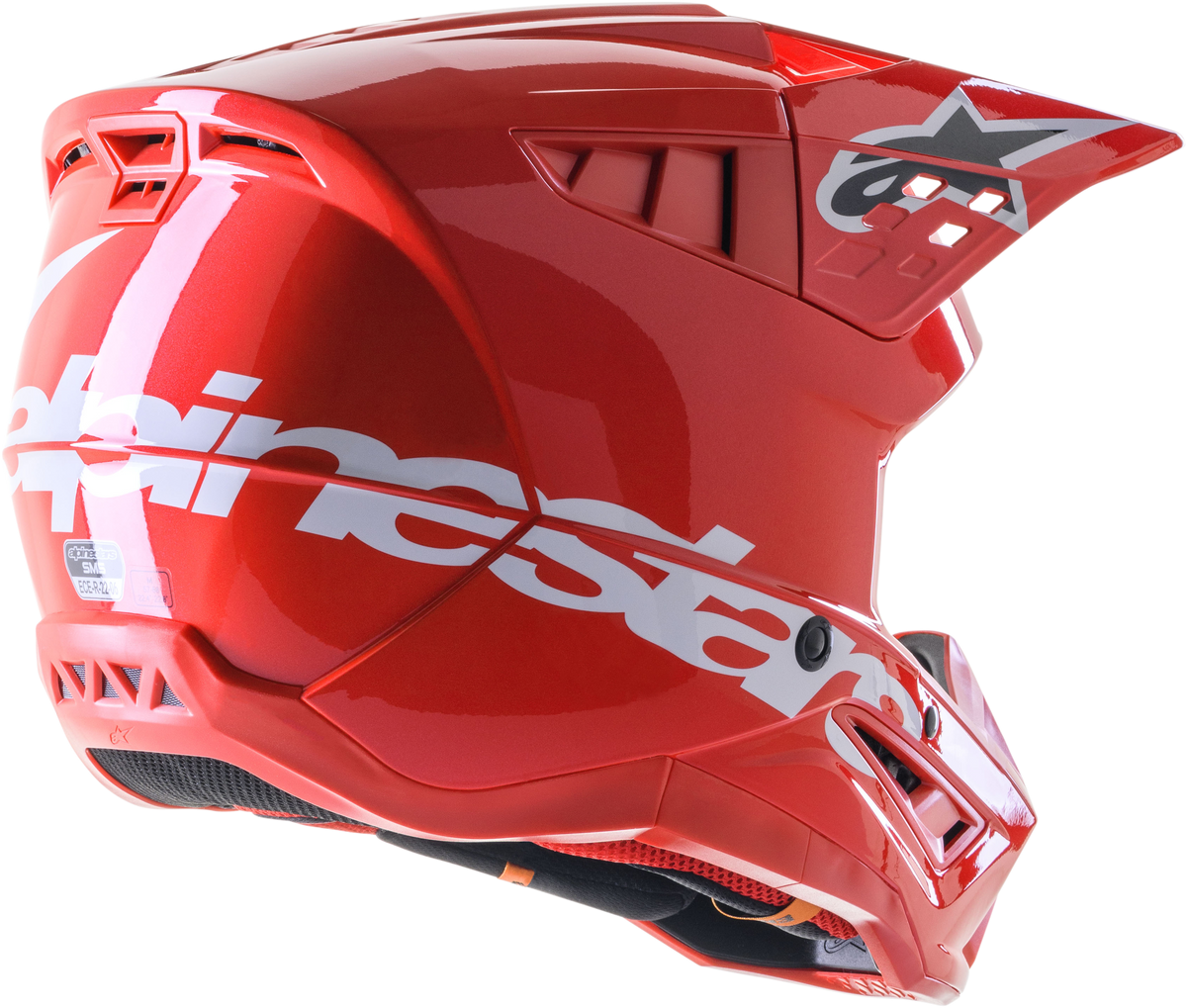 S M5 Corp Helmet Bright Red Glossy 2x