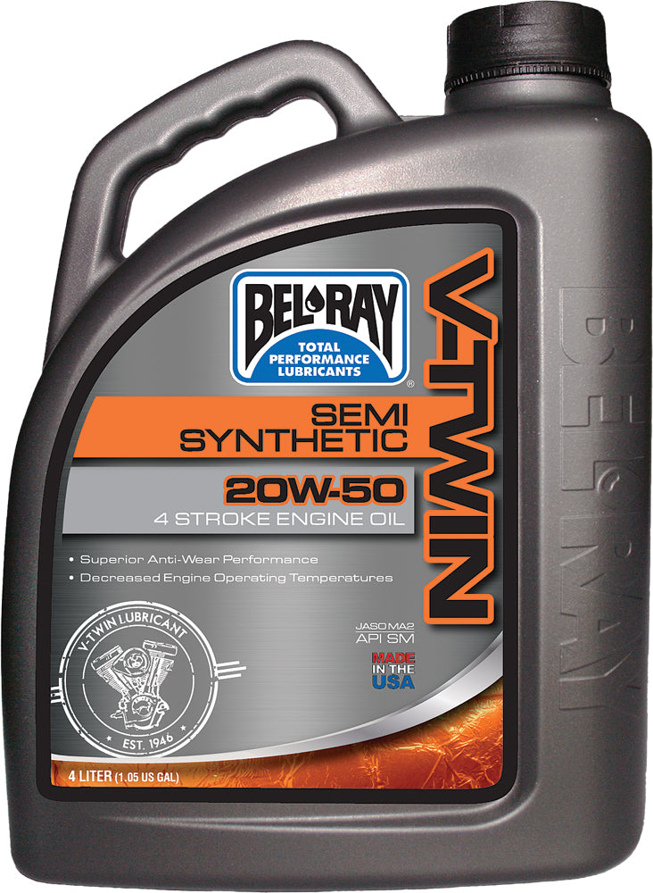 V Twin Semi Syn Engine Oil 20w50 4l