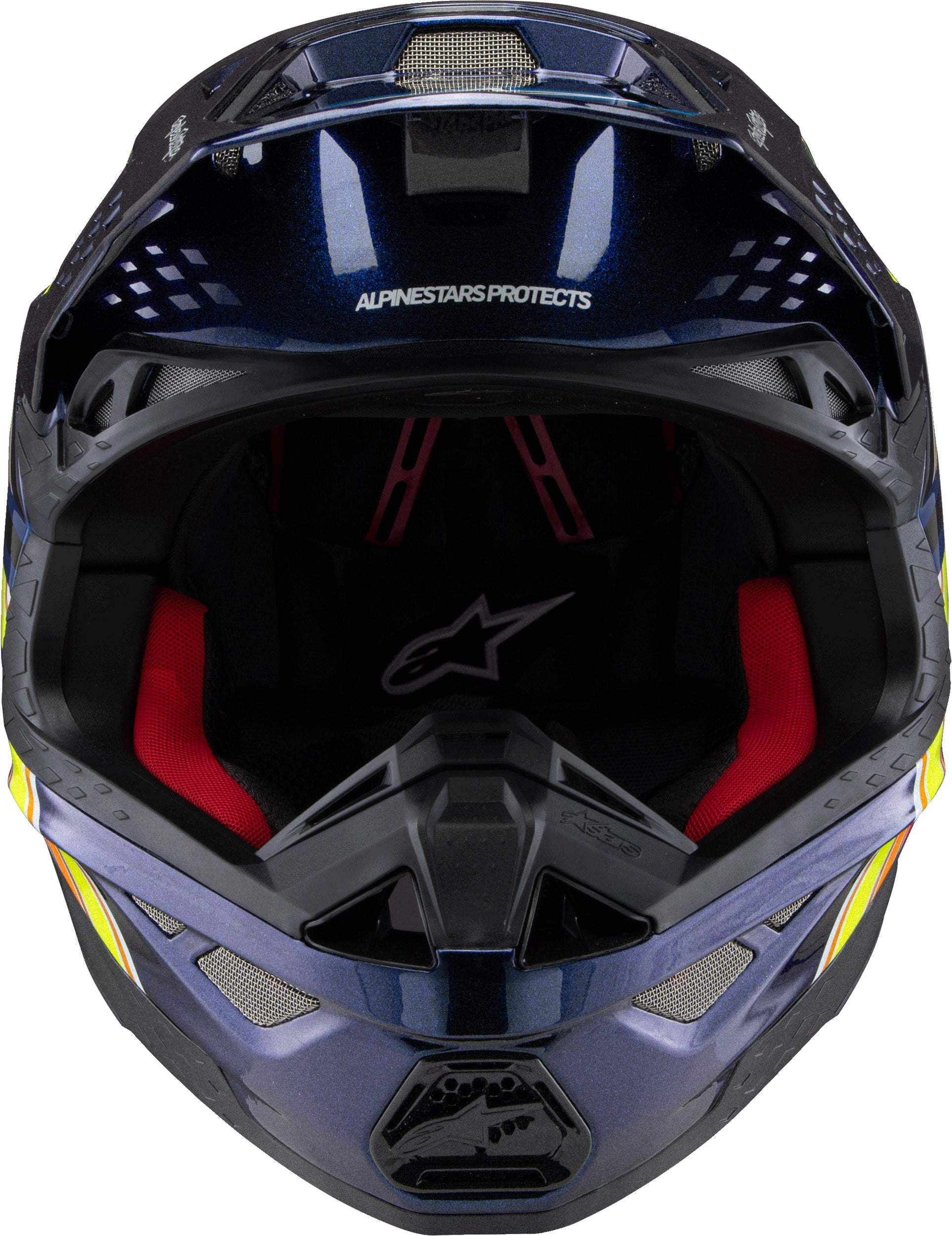 S M10 Tld Edition 25 Helmet Drk Blu/Org/Ylw Fluo/Red Sm