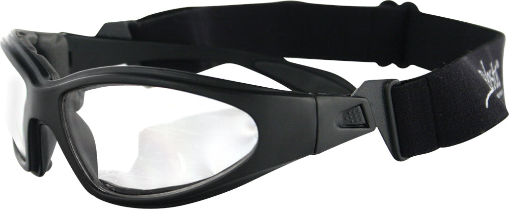 Gxr Sunglasses Black W/Clear Lens
