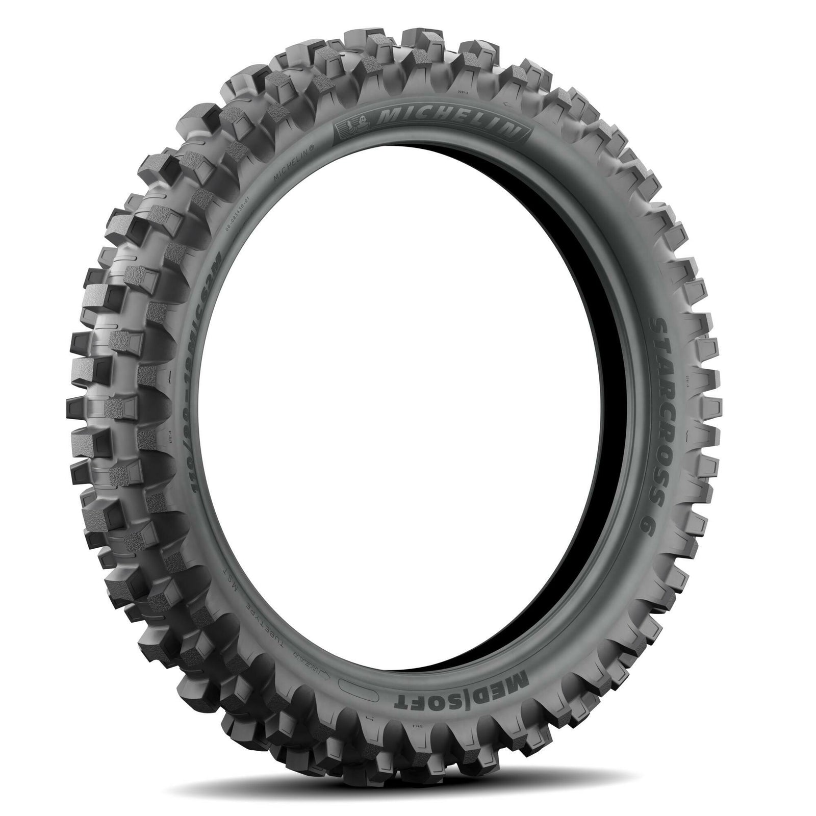 Tire Starcross 6 Med Soft Rear 110/100 18 64m Bias Tt