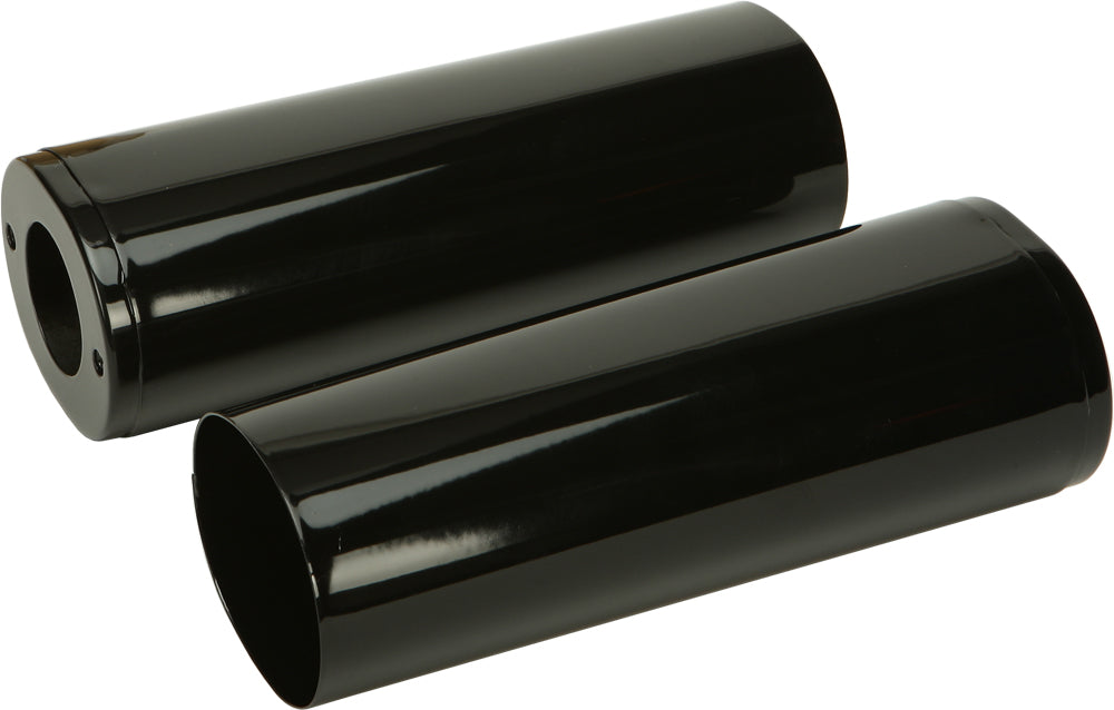 Uppr Fork Tube Covers Black +2 Touring 84 13 Flst 86 14