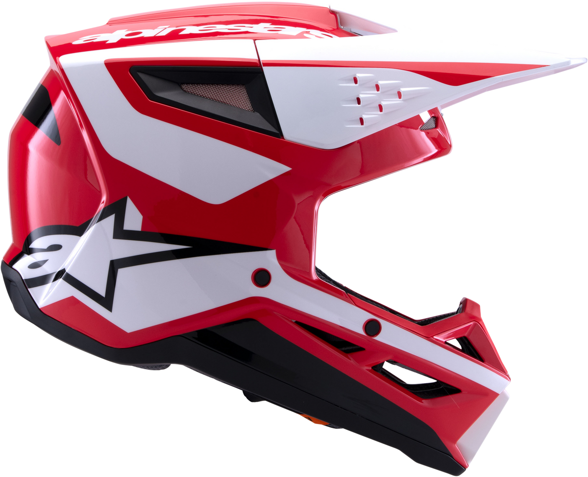 Sm3 Heat Helmet Red/White/Black Glossy Lg