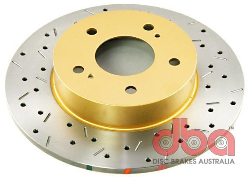 DBA 94-03 Nissan Maxima Rear 4000 Series Drilled &amp; Slotted Rotor