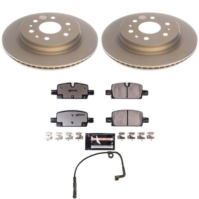Power Stop 21-24 Cadillac Escalade Rear Z36 Coated Truck &amp; Tow Brake Kit