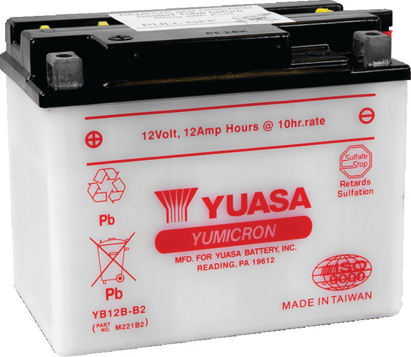 Yuasa YB12B-B2 Yumicron 12-Volt Battery