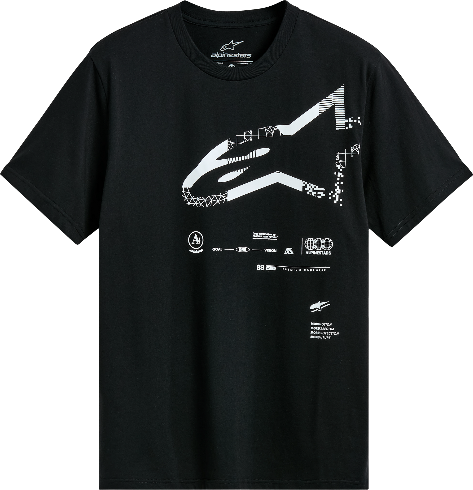 Geografica Ss Csf Tee Black Sm