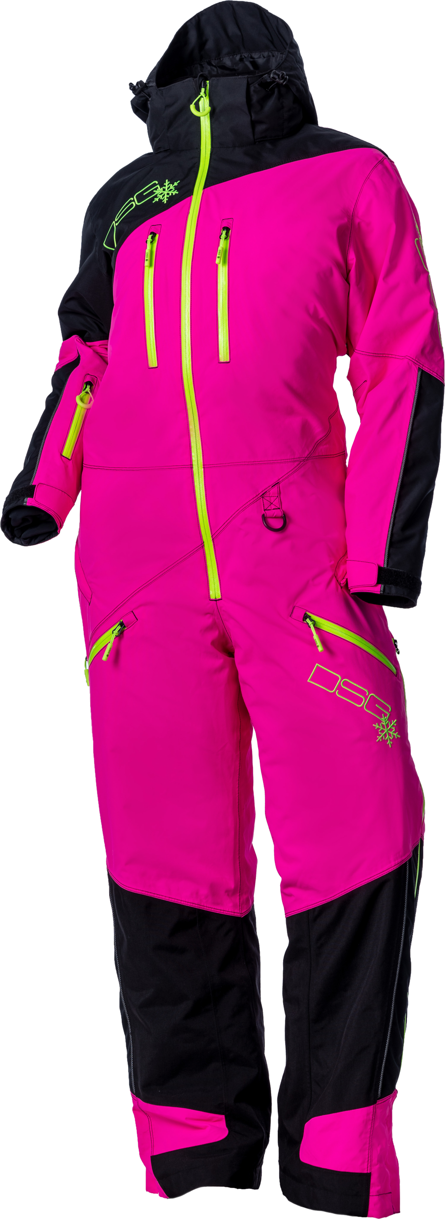 Dsg Monosuit 2.0 Black/Hot Pink 3x