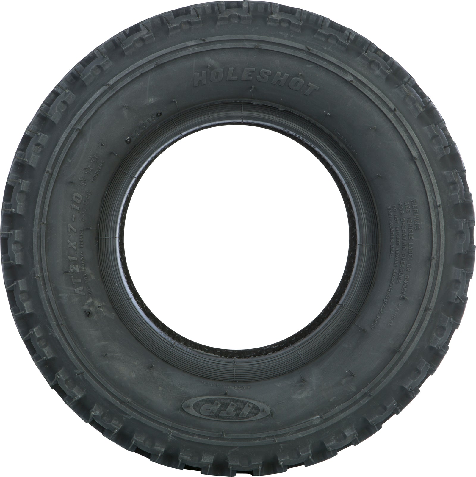 Tire Holeshot/ Snowhog F/R 18x6.5 8 4pr Belted Bias