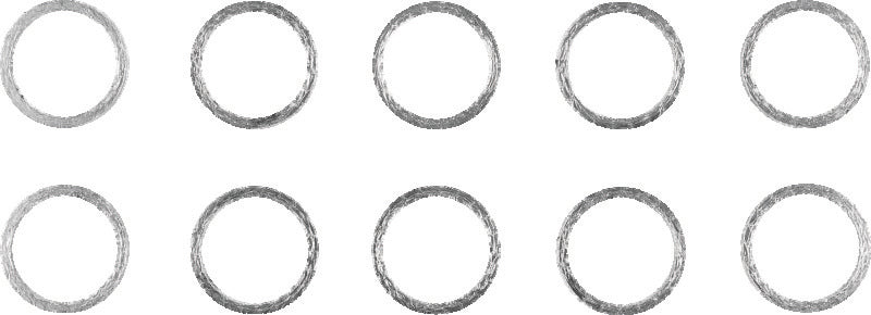 Twin Power 84-Up Evo BT and XL and M8 Exhaust Gaskets Replaces 65324-83 .120 Thick 10 Pk