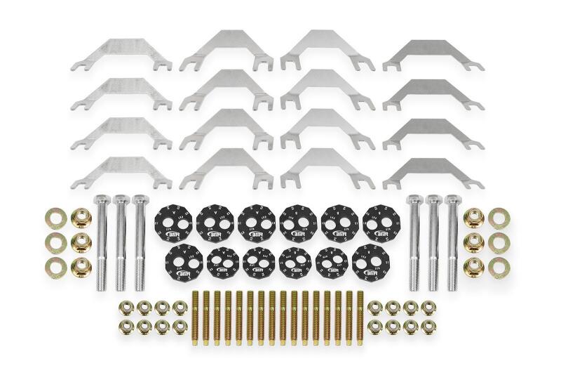 BMR 06-13 Chevrolet Corvette C6 Z06/ 09-13 ZR1 Camber Bolt &amp; Stud Kit - Black Anodized