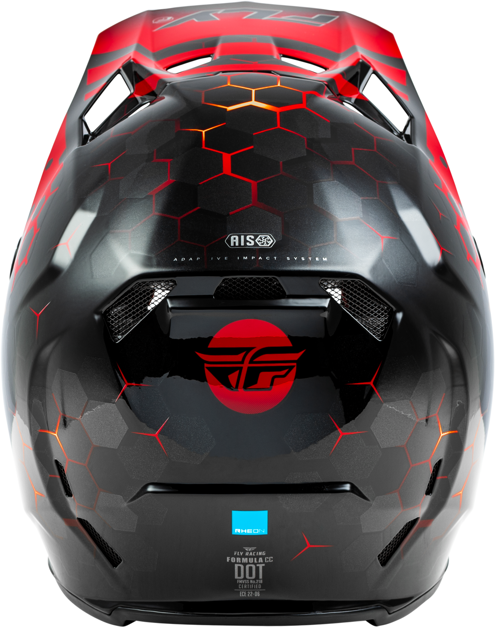 Youth Formula Cc Tektonic Helmet Black/Red/Orange Yl