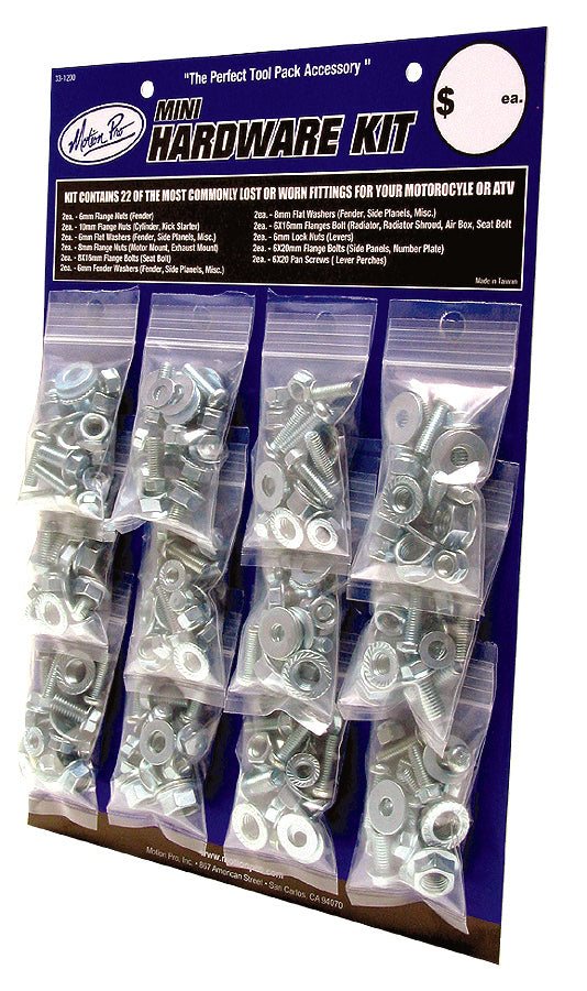 Mini Hardware Kit Zinc Finish 12/Pk