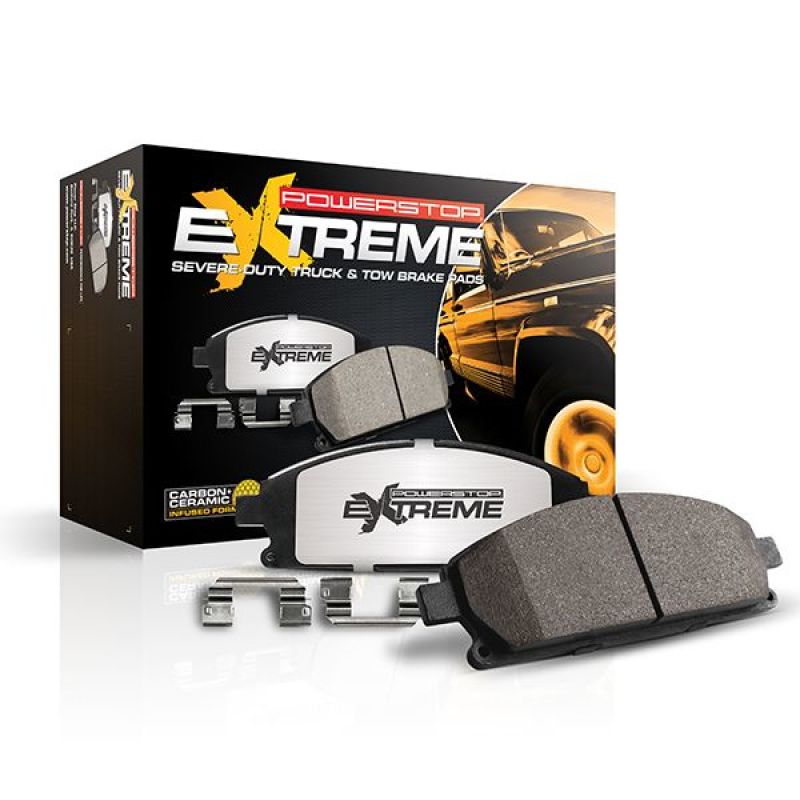 Power Stop 21-22 Ford Bronco Rear Z36 Truck &amp; Tow Brake Pad w/Hardware